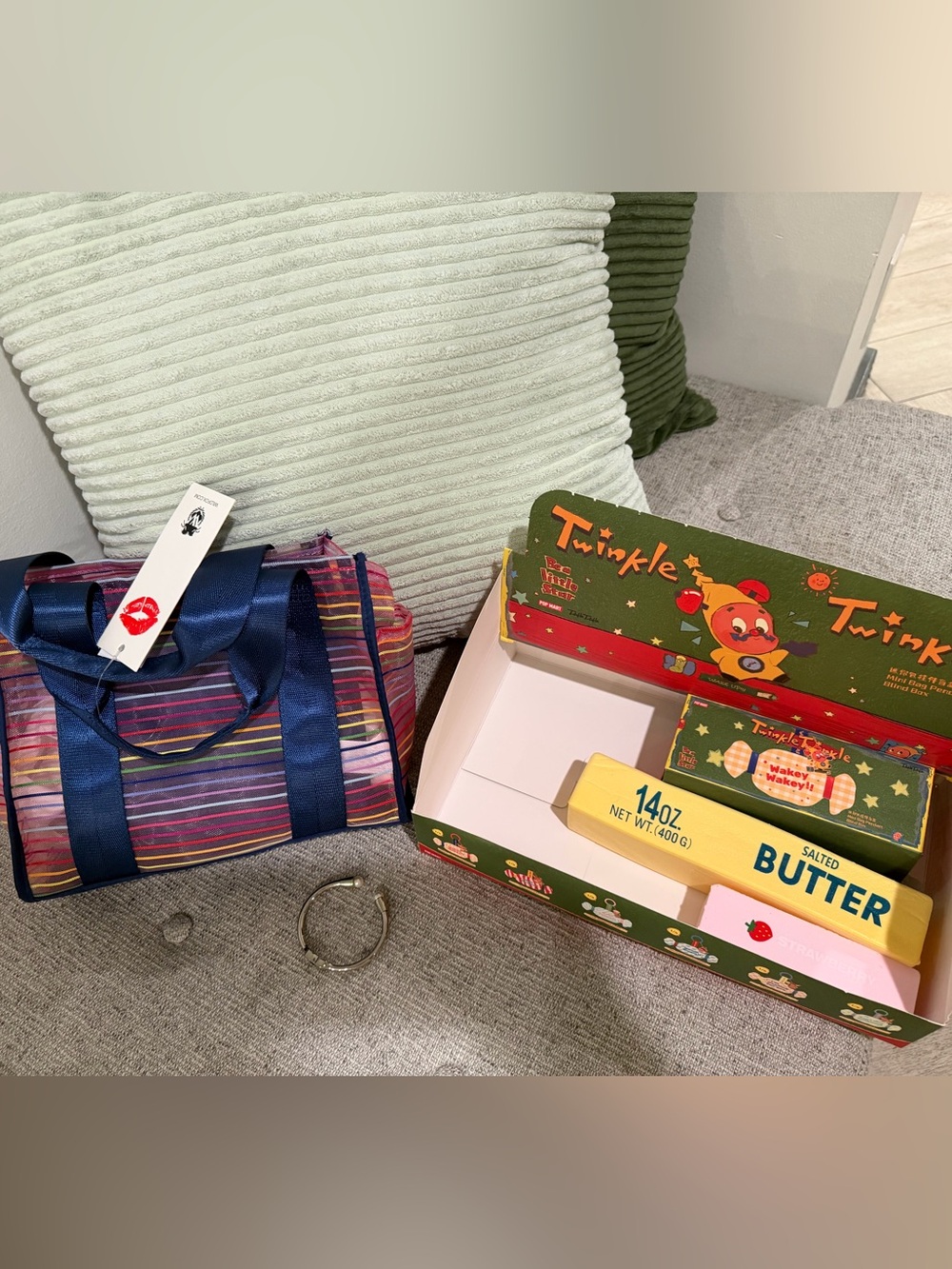 Bundle Bundle NWT Wildfox Bag &Charm/Keychain, Banana Rep bracelet&GWP squishies